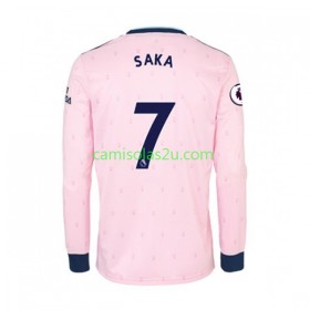Camisolas de futebol Arsenal Bukayo Saka 7 Equipamento 3ª 2022/23 Manga Comprida